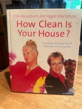 How Clean Is Your House? Book - Pink and White Cover Kim and Aggie